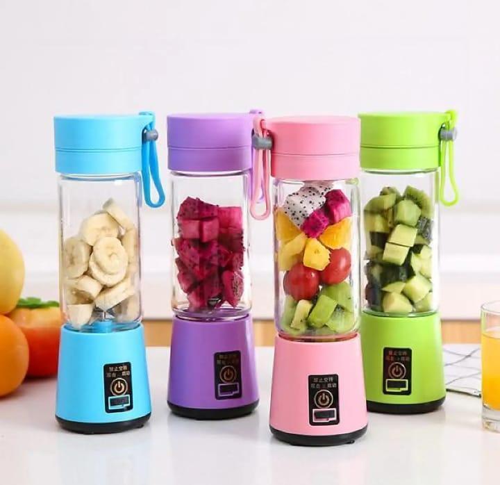 • Portable Mini Blender Bottle – USB Rechargeable Juicer | Fresh Juice Anytime, Anywhere | FREE Delivery + Cash on Delivery Available.