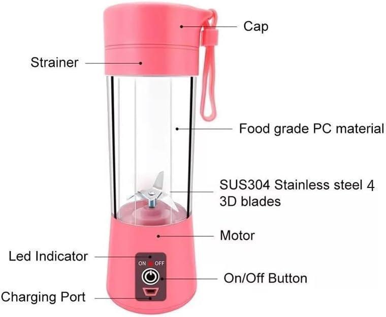 • Portable Mini Blender Bottle – USB Rechargeable Juicer | Fresh Juice Anytime, Anywhere | FREE Delivery + Cash on Delivery Available.
